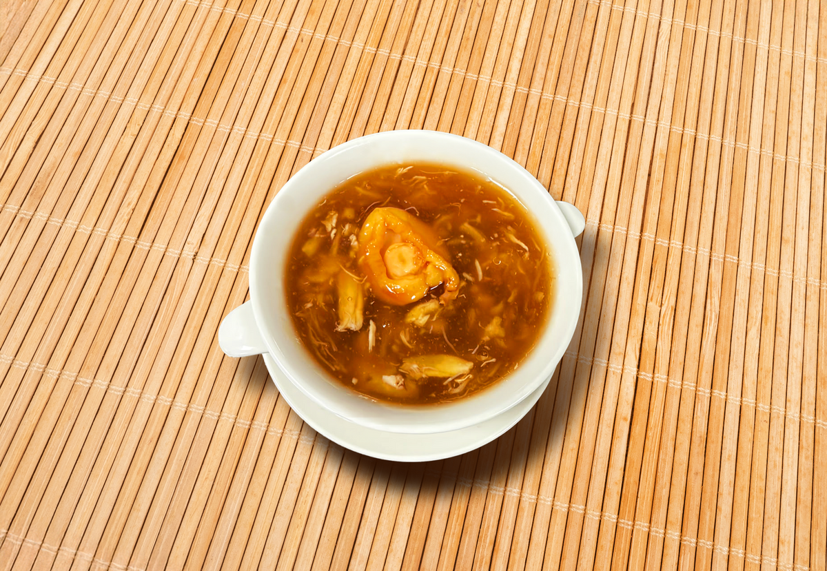 Braised Crab Meat Soup with Dried Scallops and Baby Abalone