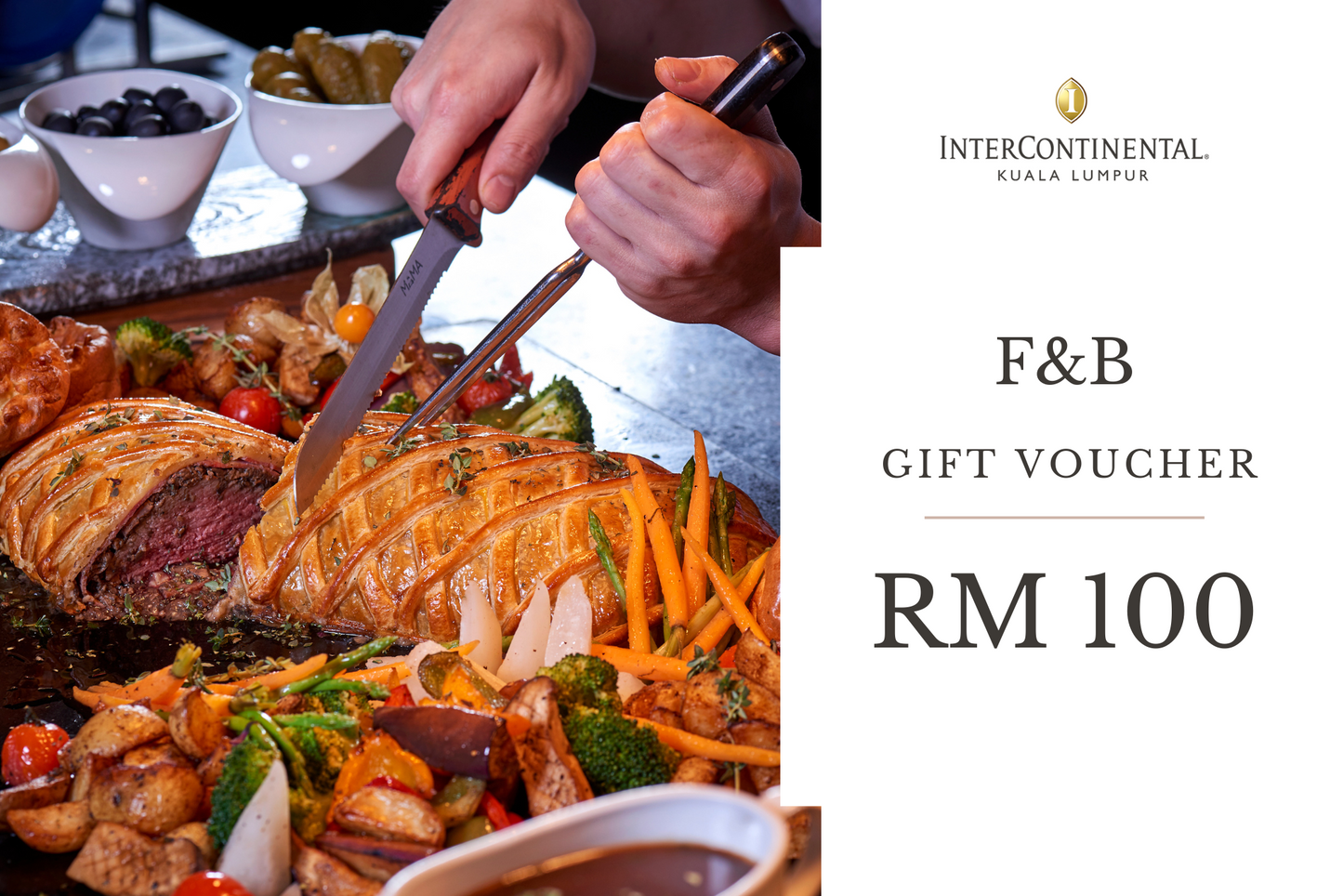 F&B Voucher worth RM100 at RM80