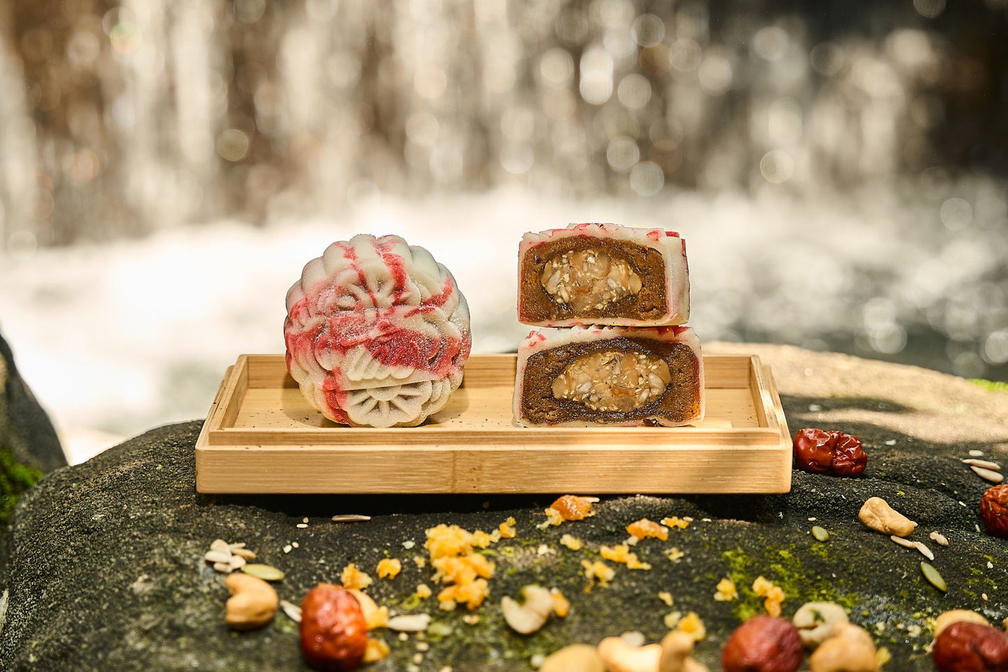 Roselle with Red Date Paste, Tangerine & Nuts