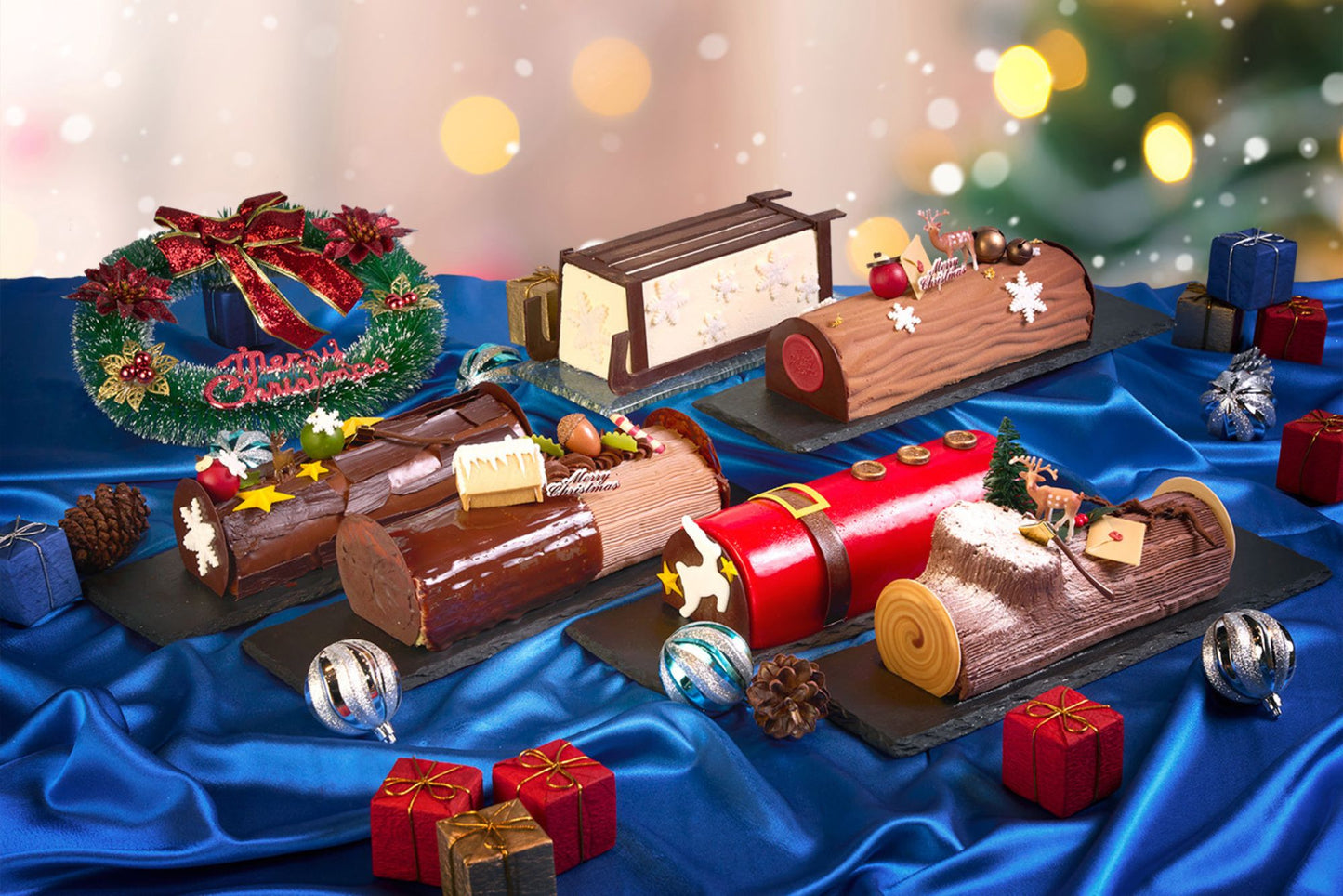 Yule Log Cakes