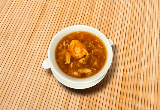 Braised Crab Meat Soup with Dried Scallops and Baby Abalone