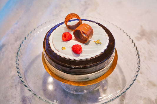CAKE OF THE MONTH: Black Sesame Lemon Mousse